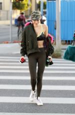 BELLA and DANI THORNE Leaves a Gym in Los Angeles 12/08/2016