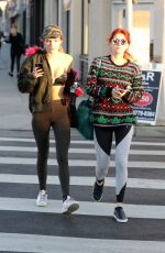 BELLA and DANI THORNE Leaves a Gym in Los Angeles 12/08/2016