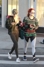 BELLA and DANI THORNE Leaves a Gym in Los Angeles 12/08/2016
