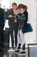 BELLA and DANI THORNE Leaves a Gym in Los Angeles 12/08/2016