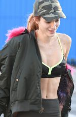BELLA and DANI THORNE Leaves a Gym in Los Angeles 12/08/2016