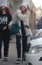 BELLA and DANI THORNE Out for Breakfast in Los Angeles 12/24/2016
