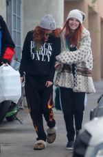 BELLA and DANI THORNE Out for Breakfast in Los Angeles 12/24/2016