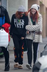 BELLA and DANI THORNE Out for Breakfast in Los Angeles 12/24/2016
