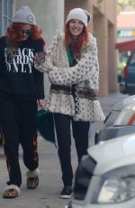 BELLA and DANI THORNE Out for Breakfast in Los Angeles 12/24/2016