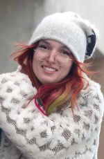 BELLA and DANI THORNE Out for Breakfast in Los Angeles 12/24/2016