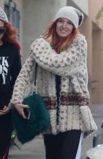 BELLA and DANI THORNE Out for Breakfast in Los Angeles 12/24/2016