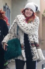 BELLA and DANI THORNE Out for Breakfast in Los Angeles 12/24/2016