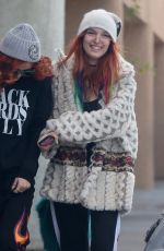 BELLA and DANI THORNE Out for Breakfast in Los Angeles 12/24/2016