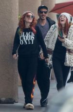 BELLA and DANI THORNE Out for Breakfast in Los Angeles 12/24/2016