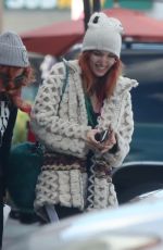 BELLA and DANI THORNE Out for Breakfast in Los Angeles 12/24/2016