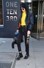 BELLA HADID Leaves Her Apartment in New York 12/16/2016