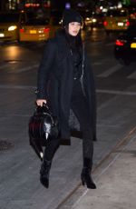 BELLA HADID Night Out in New York 12/15/2016