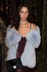 BELLA HADID Night Out in Paris 11/30/2016