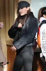 BELLA HADID Out and About in Aspen 12/24/2016