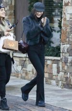 BELLA HADID Out and About in Aspen 12/24/2016