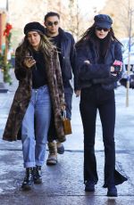 BELLA HADID Out and About in Aspen 12/24/2016