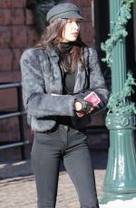 BELLA HADID Out and About in Aspen 12/24/2016