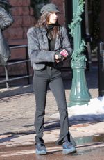 BELLA HADID Out and About in Aspen 12/24/2016