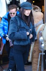 BELLA HADID Out and About in Aspen 12/24/2016