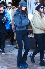 BELLA HADID Out and About in Aspen 12/24/2016