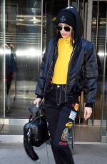BELLA HADID Out in New York 12/16/2016