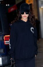 BELLA HADID Out in New York 12/18/2016