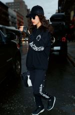 BELLA HADID Out in New York 12/18/2016