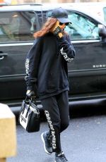 BELLA HADID Out in New York 12/18/2016