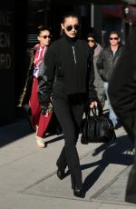 BELLA HADID Out in New York 12/20/2016