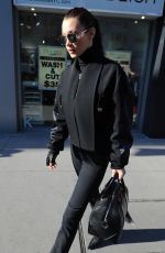 BELLA HADID Out in New York 12/20/2016
