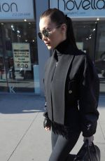 BELLA HADID Out in New York 12/20/2016