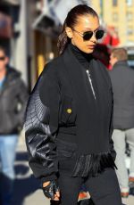BELLA HADID Out in New York 12/20/2016