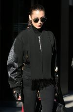 BELLA HADID Out in New York 12/20/2016