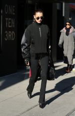 BELLA HADID Out in New York 12/20/2016