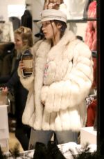 BELLA HADID Out Shopping in Aspen 12/27/2016
