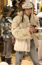 BELLA HADID Out Shopping in Aspen 12/27/2016