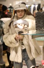 BELLA HADID Out Shopping in Aspen 12/27/2016
