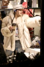 BELLA HADID Out Shopping in Aspen 12/27/2016