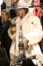 BELLA HADID Out Shopping in Aspen 12/27/2016