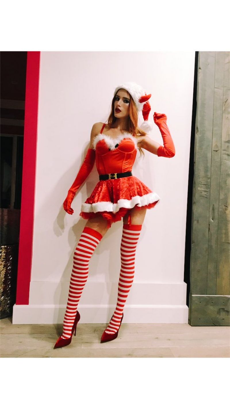 BELLA THORNE in Santa Outfit, Instagram Pictures 12/12 ...