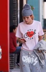 BELLA THORNE Leaves a Tanning Salon in Los Angeles 12/27/2016
