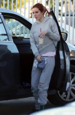 BELLA THORNE Leaves a Tanning Salon in Los Angeles 12/27/2016