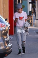 BELLA THORNE Leaves a Tanning Salon in Los Angeles 12/27/2016