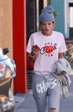 BELLA THORNE Leaves a Tanning Salon in Los Angeles 12/27/2016
