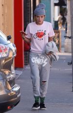 BELLA THORNE Leaves a Tanning Salon in Los Angeles 12/27/2016