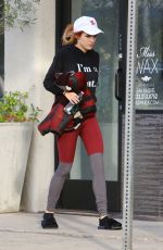 BELLA THORNE Leaves Pilates Class in Los Angeles 12/06/2016