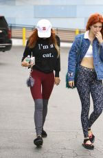 BELLA THORNE Leaves Pilates Class in Los Angeles 12/06/2016