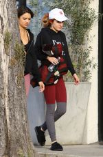 BELLA THORNE Leaves Pilates Class in Los Angeles 12/06/2016