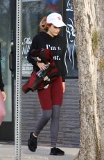 BELLA THORNE Leaves Pilates Class in Los Angeles 12/06/2016